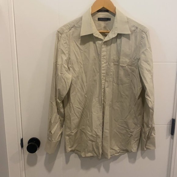 🇺🇸 Club Monaco button up long sleeve dress shirt size medium - Picture 2 of 11